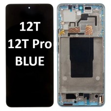 Xiaomi 12T / 12T Pro 5G (2022) LCD touch screen (Original Service Pack) with frame [Blue] X-480